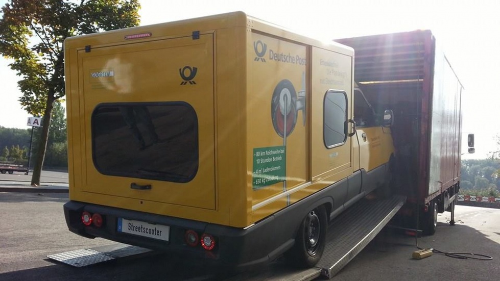 Немецкая почта создала свой электрический фургон
