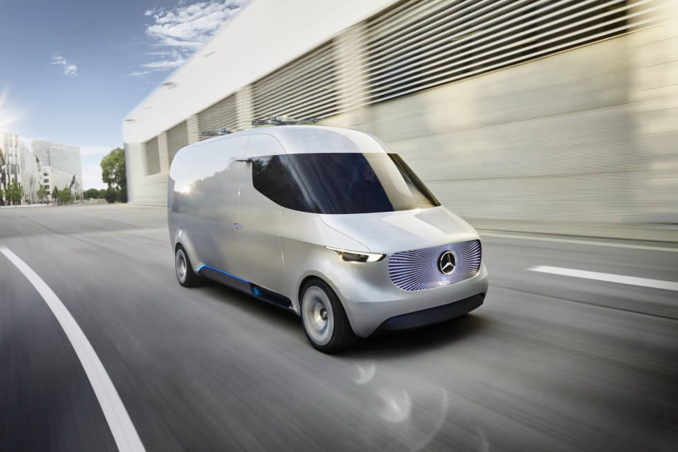 Mercedes представил концепт электрического фургона Vision