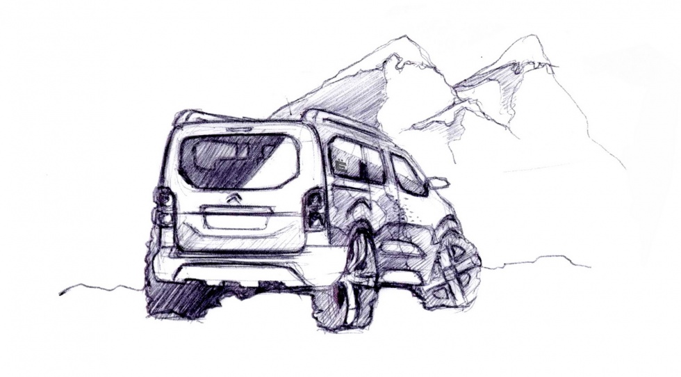 Citroen SpaceTourer 4X4 Ë Concept - фургон-вездеход для Женевы