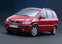 Opel Zafira 1999-2002 минивэн Базовая