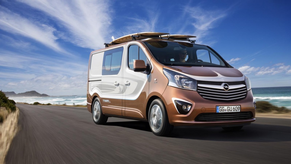 Opel представил концепт Vivaro Surf для любителей активного отдыха