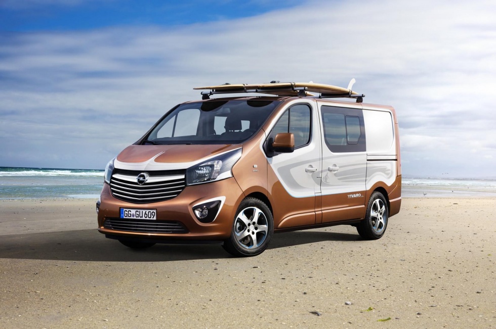 Opel представил концепт Vivaro Surf для любителей активного отдыха
