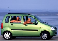 Opel Agila 2000-2004 минивэн 1.2 MT (75 л.с.) передний привод, бензин