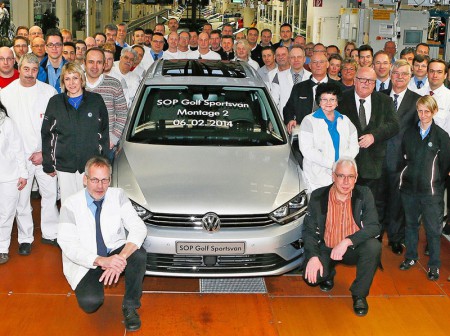 Volkswagen запустил производство минивэна Golf Sportsvan