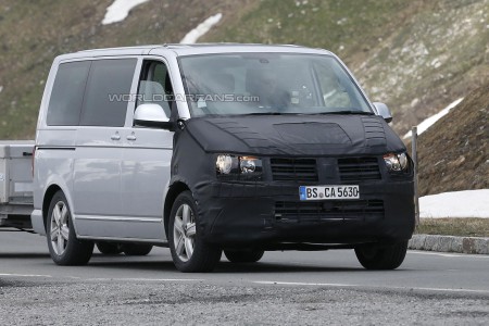Volkswagen тестирует новый Transporter T6?